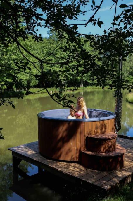 Casa Moon & Son Bain Nordique Sur Le Lac Les Croix Chemins エクステリア 写真